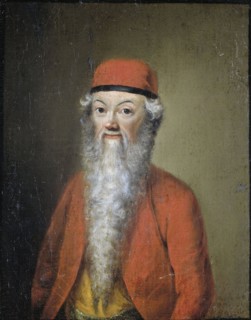 Portrait of Jean-Ãâtienne Liotard at approximately 54 years of age (Self Portrait in Turkish