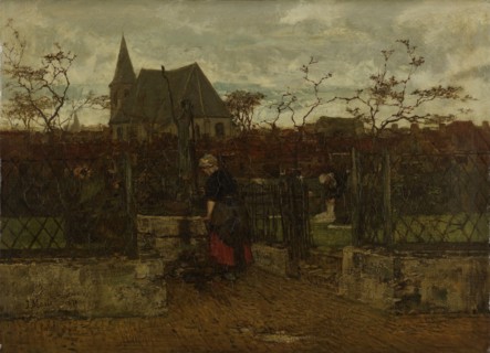 A Bleaching Field, Jacob Maris, 1870