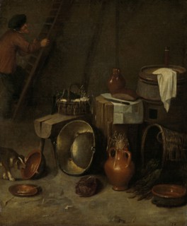 Still life in a stable, Hendrik Potuyl, 1639 - 1649