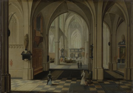 A Church Interior, Pieter Neefs (II), 1630 - 1675