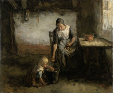 The potato peeler, Jacob Simon Hendrik Kever, 1880 - 1922