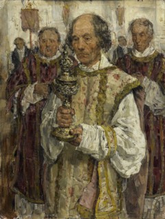 Procession in the Old Catholic Church in The Hague, The Netherlands, Isaac Israels, 1881