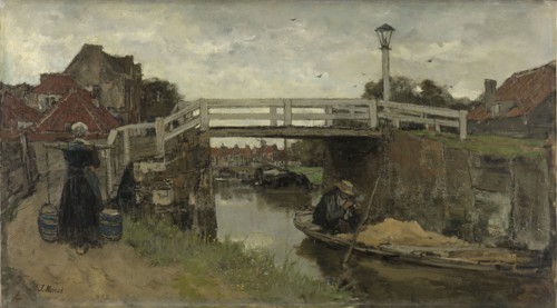 The bridge, Jacob Maris, c. 1879