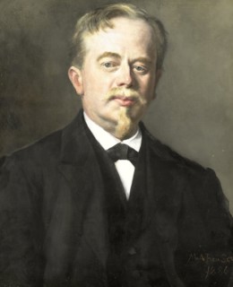 Augustus Allebé (1838-1927). Painter, director of the State Academy of Fine Arts in Amsterdam The