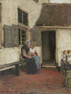 Gossip, Bernardus Johannes Blommers, c. 1880 - c. 1907