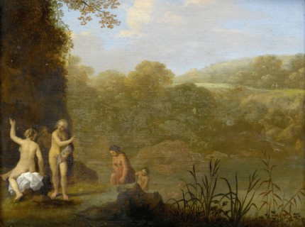 Bathing girls, Cornelis van Poelenburch, after c. 1646