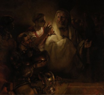The Denial of St Peter, Rembrandt Harmensz. van Rijn, 1660