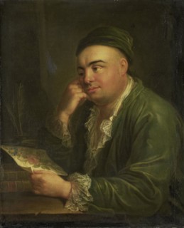 A Man with a Drawing of Flowers, so-called Portrait of Jacob Feitama Jr, Merchant in Amsterdam The