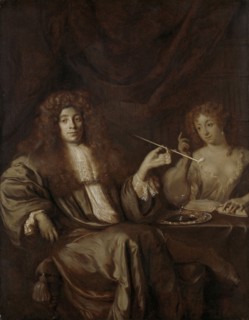 Adriaan van Beverland, Writer of Theological Works and Satirist, with a Prostitute, attributed to