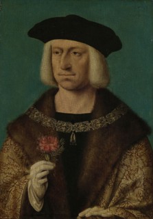 Portrait of Maximilian I (1459-1519), workshop of Joos van Cleve, c. 1530