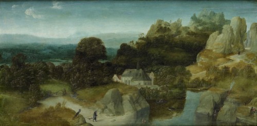 Landscape with the Temptation of Saint Antony Abbot, workshop of Joachim Patinir, c. 1510 - c. 1520