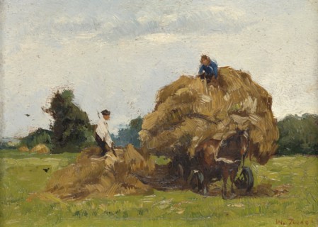 Hay wagon, Willem de Zwart, 1885 - 1931