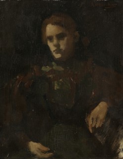 Model study (Geesje Kwak?), George Hendrik Breitner, c. 1880 - c. 1923