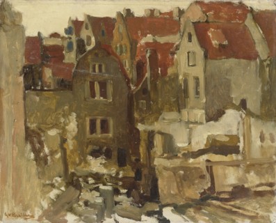 Demolition of the Grand Bazar de la Bourse at Nieuwendijk Amsterdam The Netherlands, George Hendrik