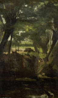 Forest scene, George Hendrik Breitner, c. 1880 - c. 1923