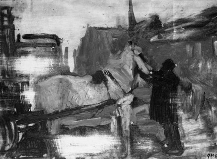Amsterdams Cityscape, The Netherlands, George Hendrik Breitner, 1880 - 1923