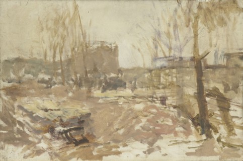 Building plot on the De Clercqstraat, George Hendrik Breitner, c. 1880 - c. 1923