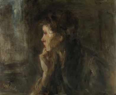 Thinking, Jozef IsraÃ«ls, 1896