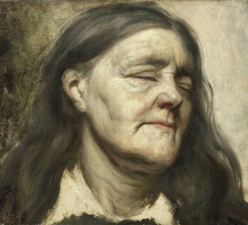 Study of an Old Woman, Matthijs Maris, 1855 - 1858
