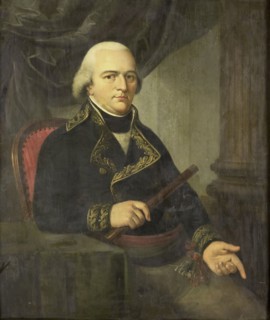 Portrait of Pieter Gerardus van Overstraten, Governor-General of the Dutch East Indies, attributed
