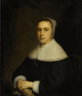 Portrait of Elisabeth Vervoorn, Cornelis Jonson van Ceulen (I), 1650