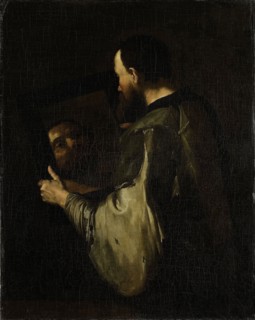 Philosopher with Mirror, copy after Jusepe Ribera, 1600 - 1652