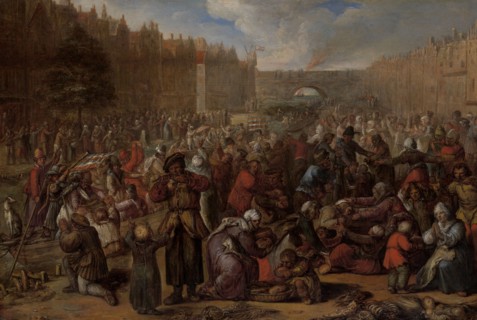Distribution of Herring and White Bread at the Relief of Leiden The Netherlands, 3 October 1574,