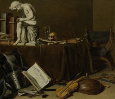 Vanitas Still Life with the Spinario, Pieter Claesz., 1628