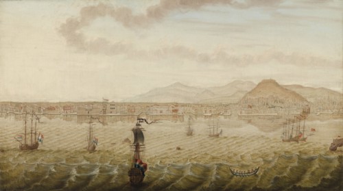 View of Smyrna Izmir Turkey, N. Knop, 1779