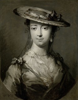 Head of a Young Woman, Frans van der Mijn, 1756