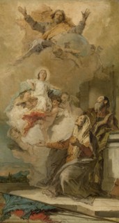 The Immaculate Conception (Joachim and Anna receiving the Virgin Mary from God the Father),