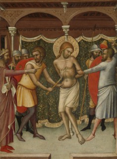 The Flagellation, Luca di TommÃ¨, c. 1365