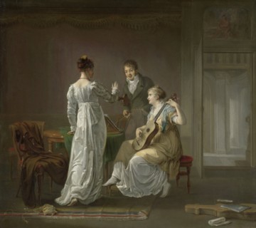 The Music Lesson, Louis Moritz, 1808
