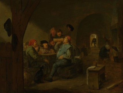 Village Carouse, manner of Adriaen Brouwer, 1620 - 1700