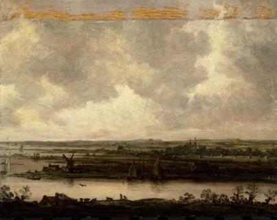 View of the Spaarne and of Haarlemmermeer, The Netherlands (Vista on a wide River), Jan van Goyen,