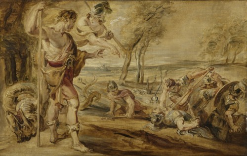 Cadmus sowing dragon's teeth, workshop of Peter Paul Rubens, 1610 - 1690