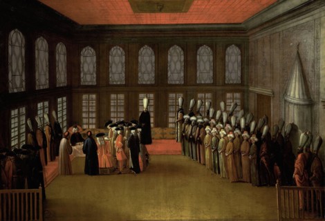 An Ambassador's Audience with the Grand Vizier in his Yali on the Bosporus (Ambassador Cornelis