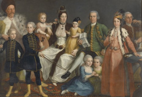Portrait of David George van Lennep, Chief Merchant of the Dutch Factory at Smyrna (Izmir) and his