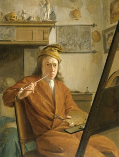 Portrait of a Painter, perhaps the Artist Himself, attributed to Aert Schouman, 1730