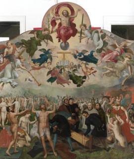 Last Judgment and the Burying of the Dead, circle of Bernard van Orley, c. 1560 - c. 1570