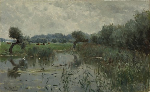 In the floodplains of the IJssel, The Netherlands, Willem Roelofs, I, 1870 - 1897