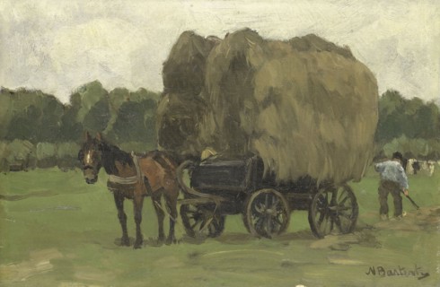 Hay wagon, Nicolaas Bastert, 1870 - 1939