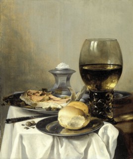 Still Life with Saltcellar, Pieter Claesz., c. 1640 - c. 1645