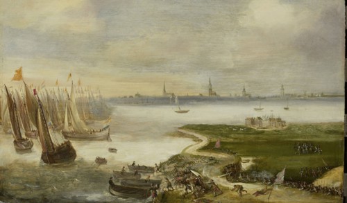 The failed Attack on Antwerp by Prince Maurice, 17 May 1605, Anonymous, 1605 - 1699