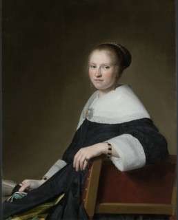 Portrait of Maria van Strijp, Johannes Cornelisz. Verspronck, 1652