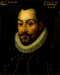 Portrait of an unknown Count or Officer, possibly Count John the Old of Nassau or Louis of Nassau,