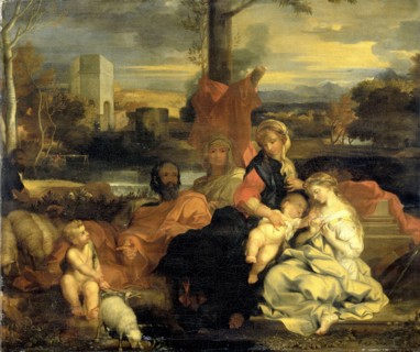 Marriage of Saint Catherine, follower of Sébastien Bourdon, 1650 - 1720