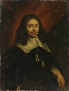 Portrait of Dionijs Wijnands, Merchant in Amsterdam, Jan van Noordt, 1623-1676, 1664