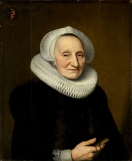 Portrait of Belia Claesdr, second Wife of Pieter Sebastiaensz Kettingh, Bartholomeus Sarburgh, 1630