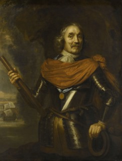 Portrait of Lieutenant-Admiral Maerten Harpertsz Tromp, Jan Lievens, 1640 - 1653